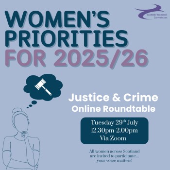 Women’s Priorities for 2025-26 - Crime and Justice