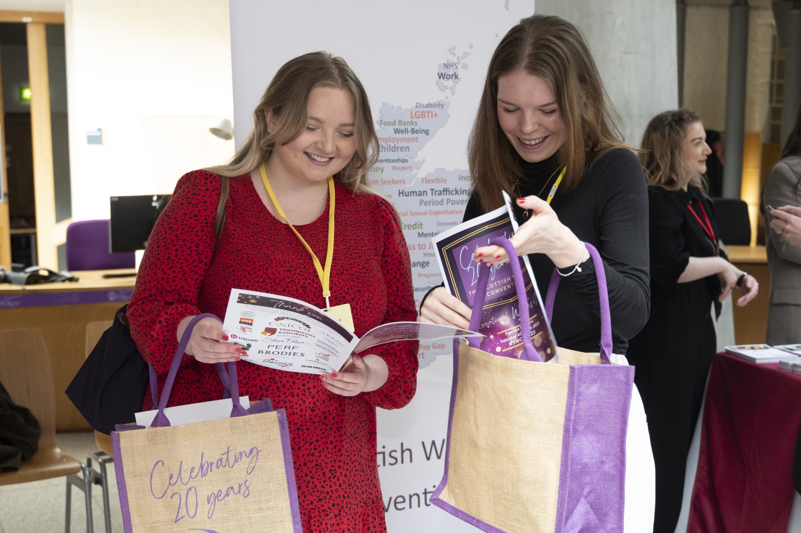 The 20th Scottish Women’s Convention, International Women's Day Conference held in the, Scottish Parliament, Edinburgh.04/03/23(Photos by Kirsty Anderson)
