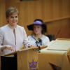 First Minister, Nicola Sturgeon MSP speaking in the chamber of the Scottish Parliament during the plenary session to mark International Women's Day 2020 07 March 2020. Pic - Andrew Cowan/Scottish Parliament